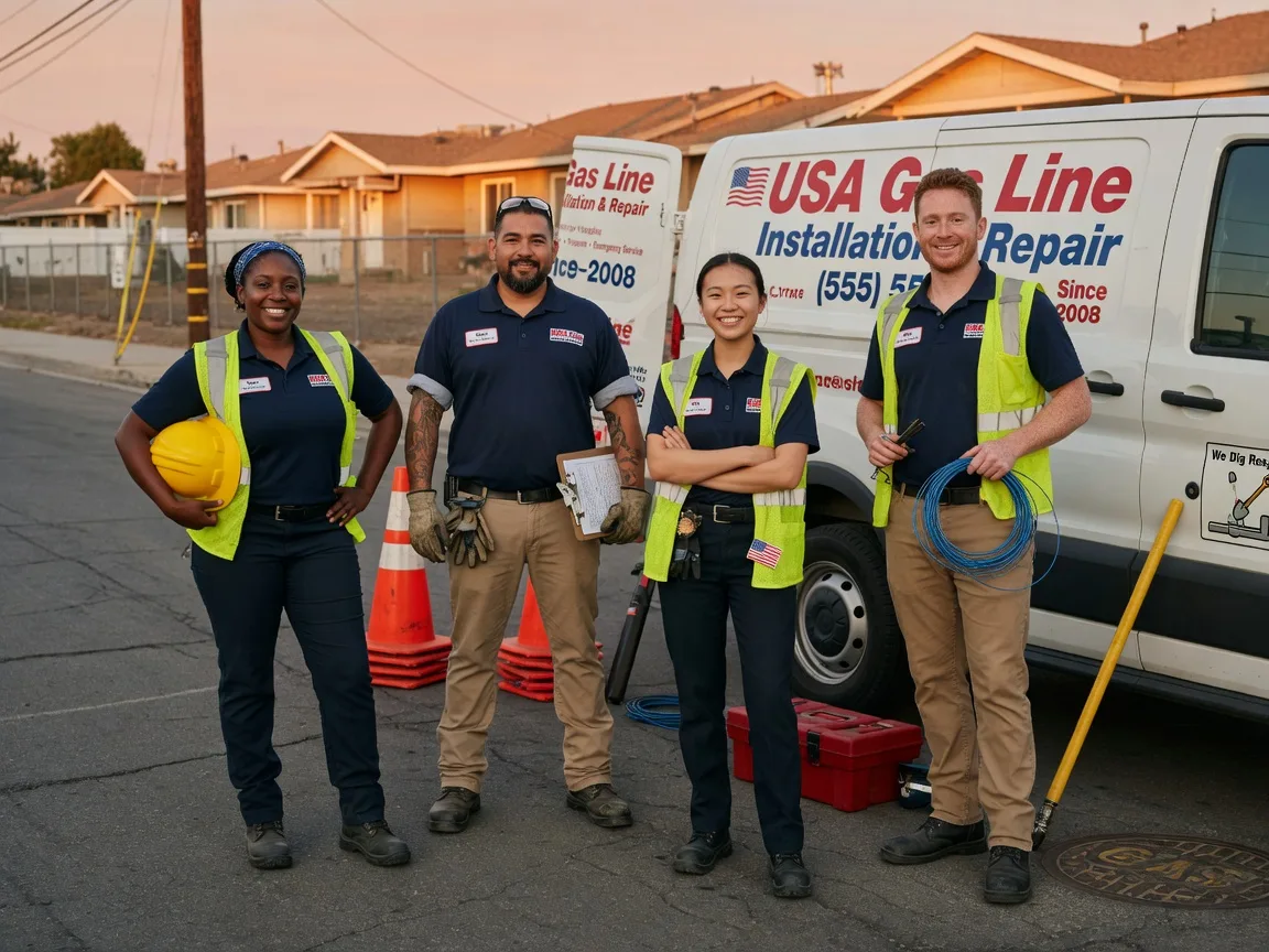 Gas Line Installation company in Paris Crossing, IN